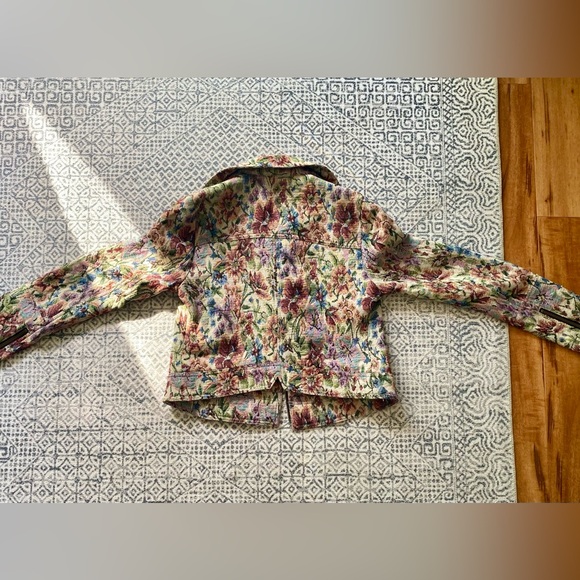 Free People Floral Tapestry Moto Jacket - Picture 6 of 9